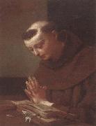unknow artist Saint anthony of padua in prayer oil painting